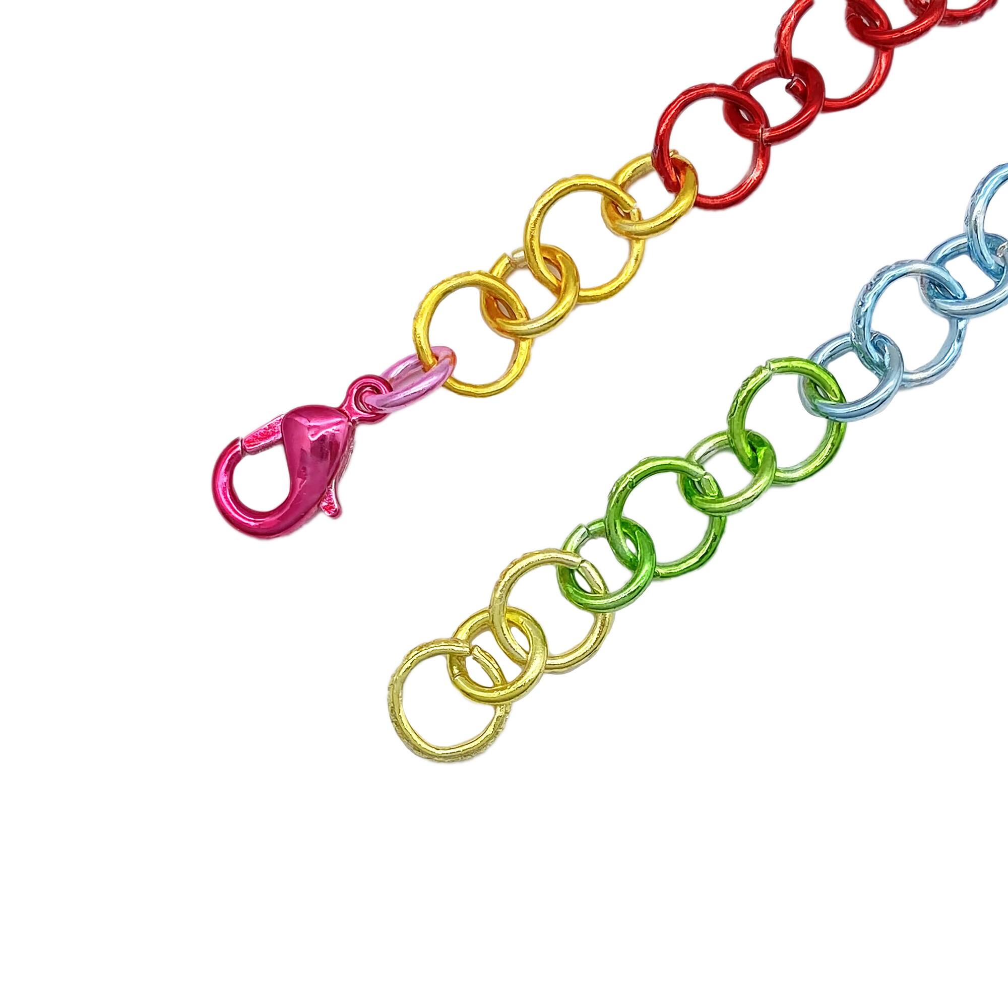 Rainbow Long & Short Charm Bracelet by Bead Landing™